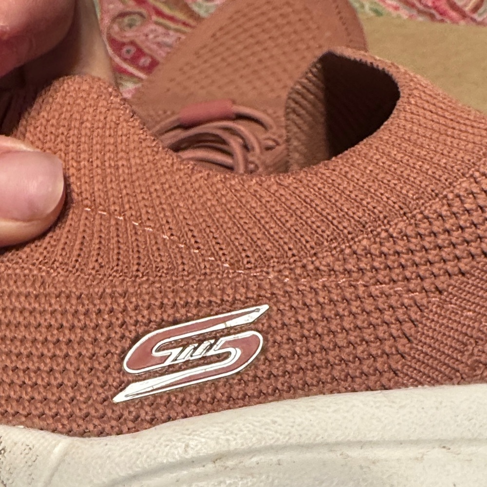 Skechers Terracotta Knit Slip-On Shoes - Picture 2 of 3